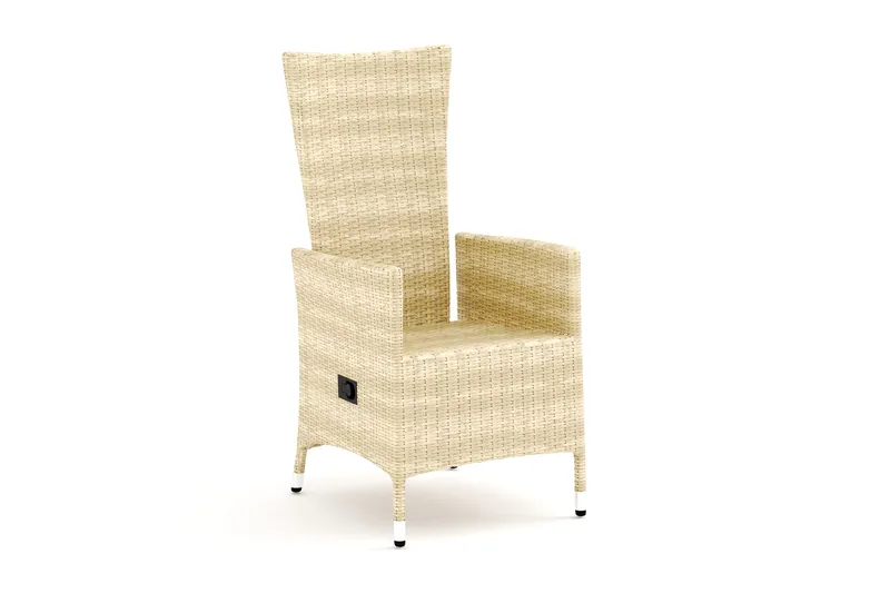 Jenny Matstol utomhus Ställbar - Justerbar - Beige - Utemöbler - Utestol & trädgårdsstol - Utefåtölj & loungefåtölj