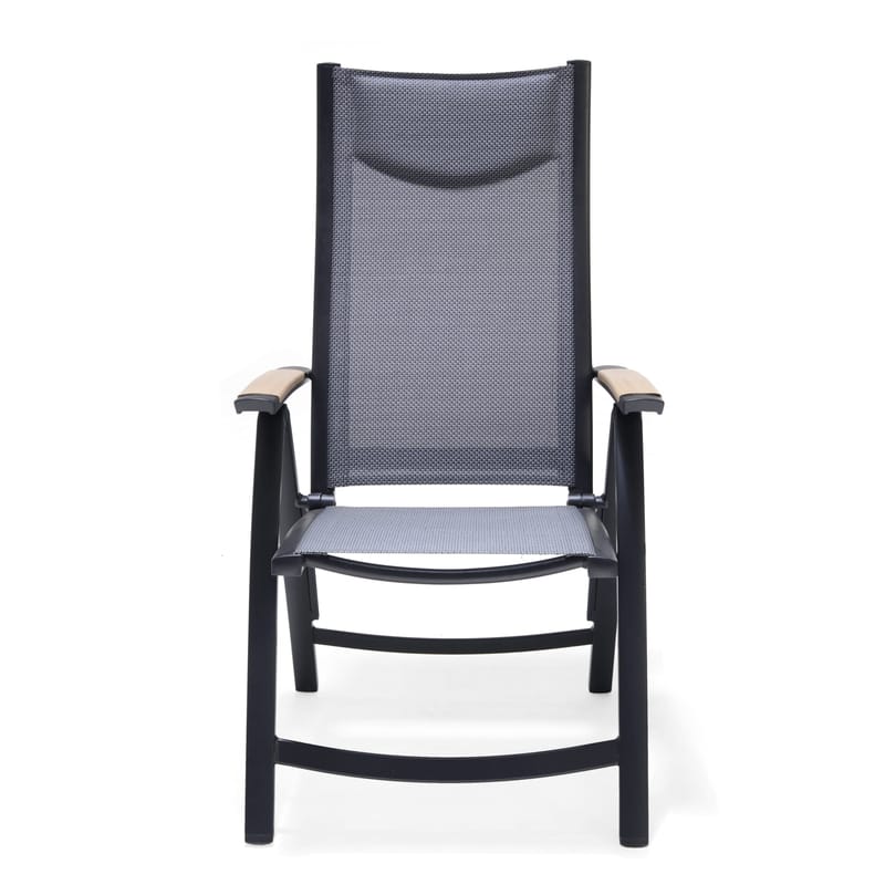 Karmstol för utomhusbruk Panama positionsstol - svart - Utemöbler - Utestol & trädgårdsstol - Positionsstol