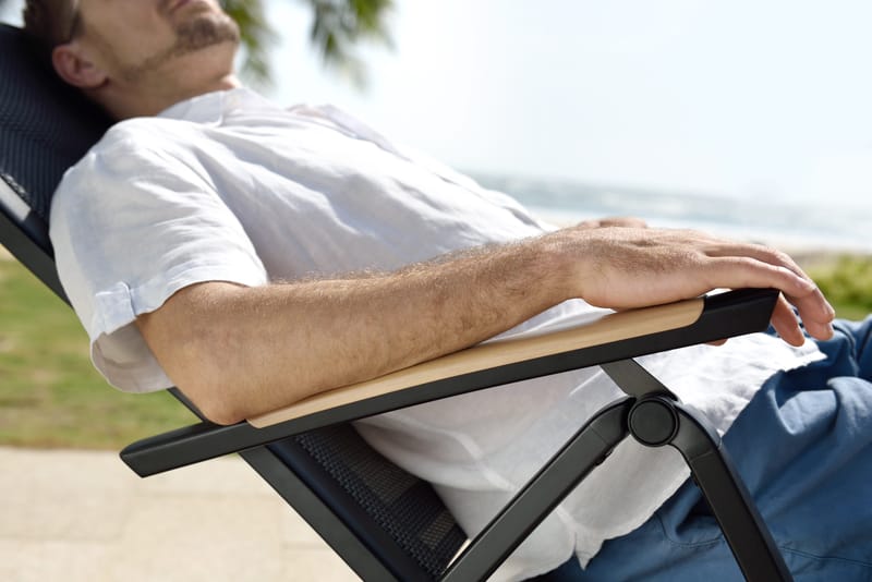 Karmstol för utomhusbruk Panama positionsstol - svart - Utemöbler - Utestol & trädgårdsstol - Positionsstol