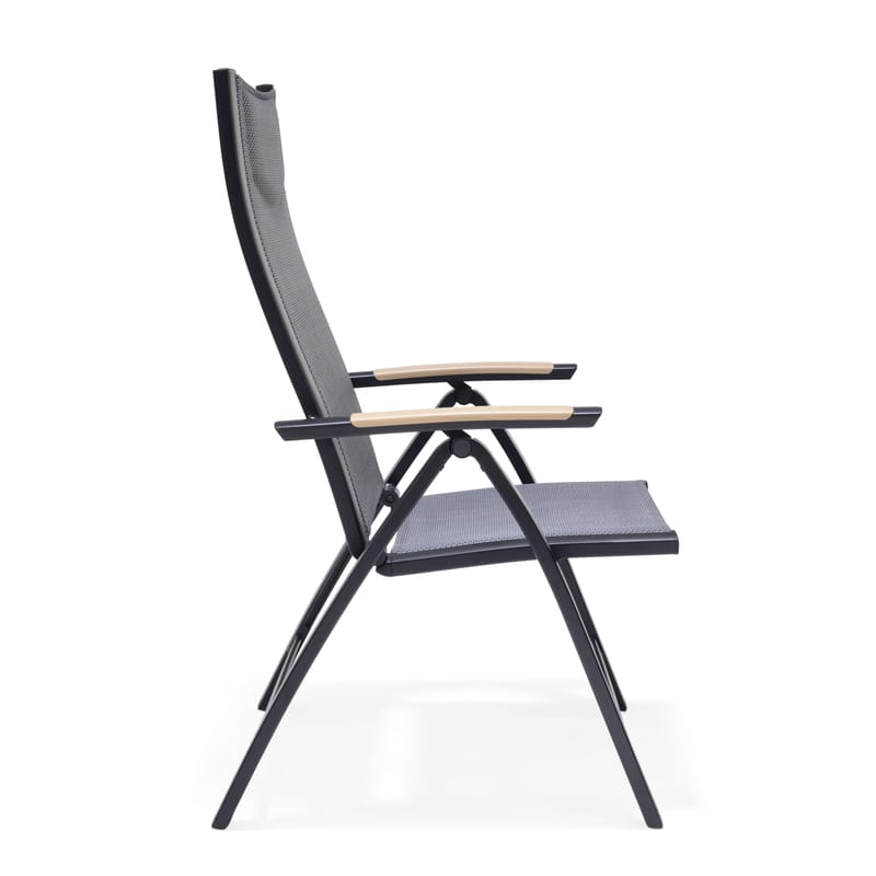 Karmstol för utomhusbruk Panama positionsstol - svart - Utemöbler - Utestol & trädgårdsstol - Positionsstol