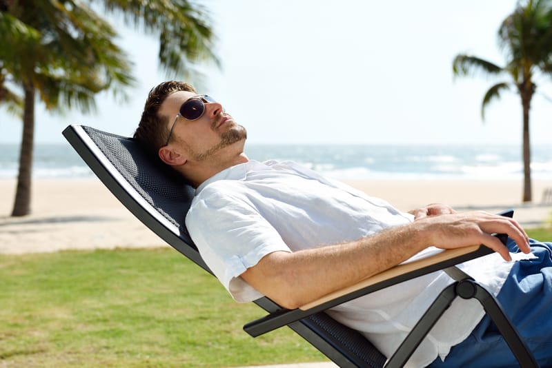 Karmstol för utomhusbruk Panama positionsstol - svart - Utemöbler - Utestol & trädgårdsstol - Positionsstol