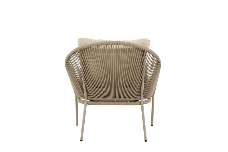 Lindos Utefåtölj - Beige - Utemöbler - Utestol & trädgårdsstol - Utefåtölj & loungefåtölj