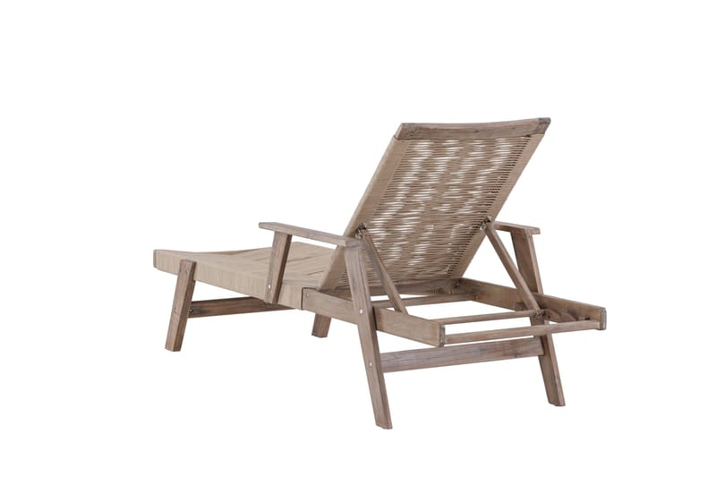 Little John Solstol 200x72 cm - Brun - Utemöbler - Utestol & trädgårdsstol - Solstolar