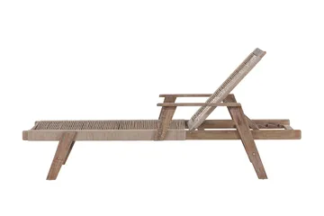 Little John Solstol 200x72 cm - Brun - Utemöbler - Utestol & trädgårdsstol - Solstolar
