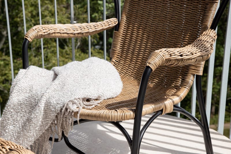 Loreto Utefåtölj - Svart - Utemöbler - Loungemöbler - Loungestol utomhus