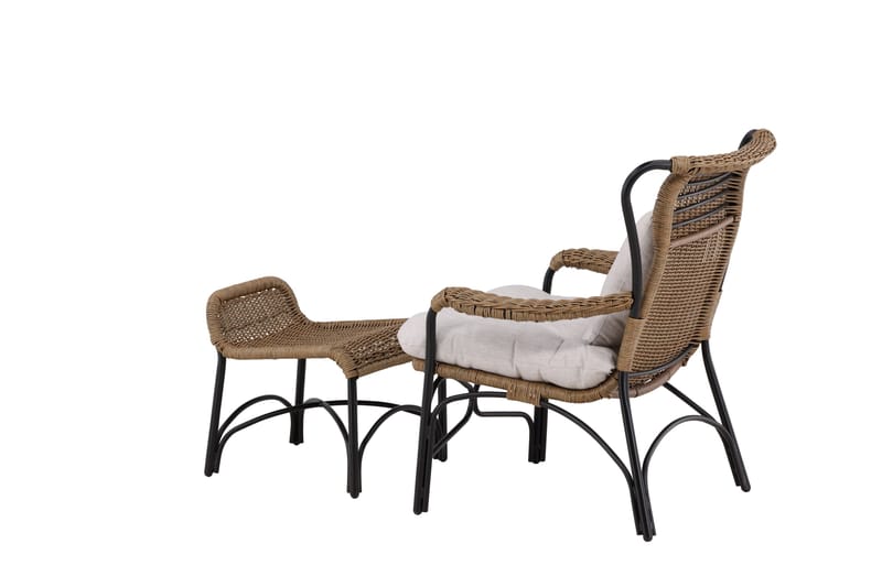 Loreto Utefåtölj - Svart - Utemöbler - Loungemöbler - Loungestol utomhus