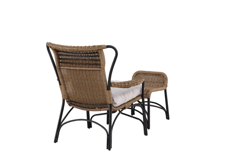 Loreto Utefåtölj - Svart - Utemöbler - Loungemöbler - Loungestol utomhus