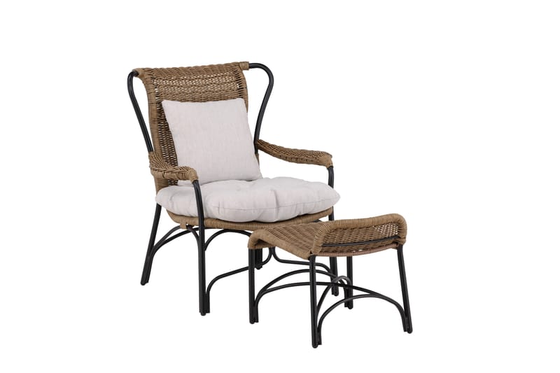 Loreto Utefåtölj - Svart - Utemöbler - Loungemöbler - Loungestol utomhus