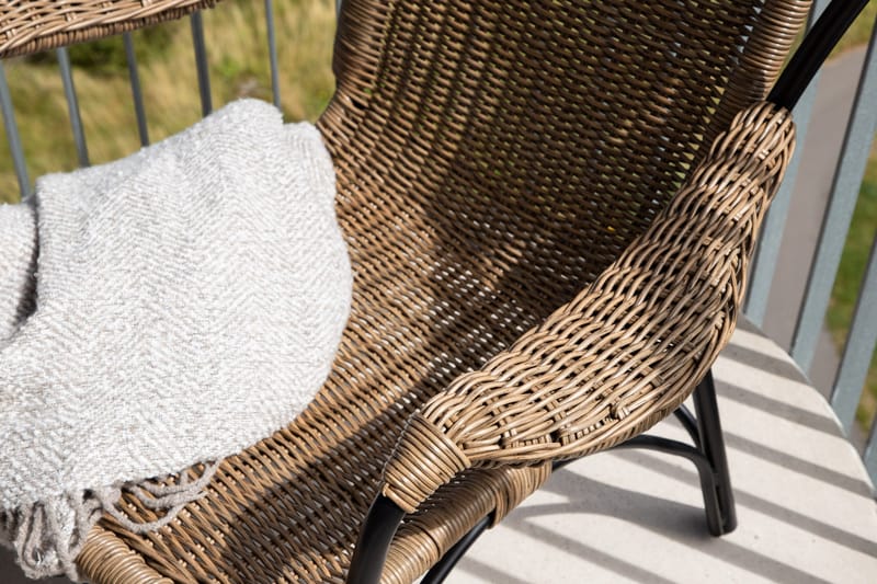 Loreto Utefåtölj - Svart - Utemöbler - Loungemöbler - Loungestol utomhus