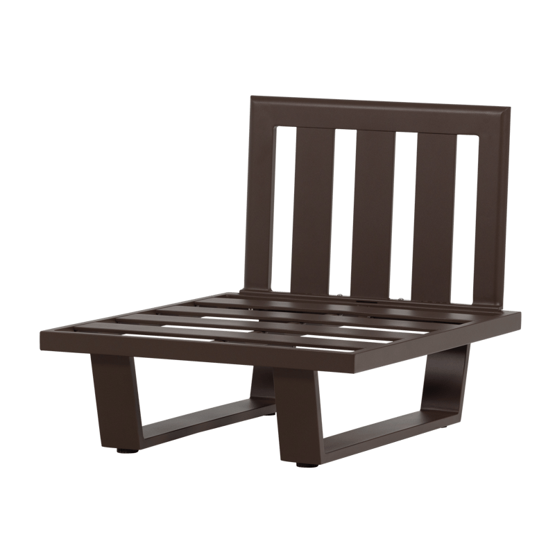 Loungestol Bear Utomhus - Brun - Utemöbler - Utestol & trädgårdsstol - Utefåtölj & loungefåtölj