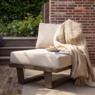 Loungestol Bear Utomhus - Brun - Utemöbler - Utestol & trädgårdsstol - Utefåtölj & loungefåtölj