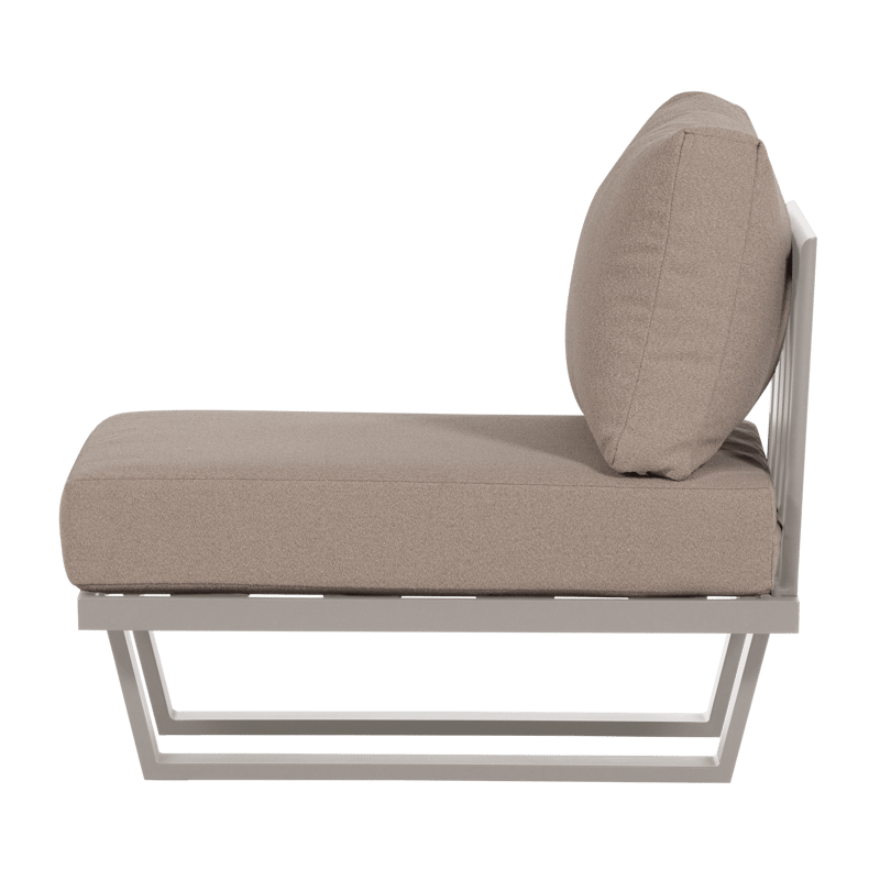 Loungestol Bear Utomhus - Sand - Utemöbler - Utestol & trädgårdsstol - Utefåtölj & loungefåtölj