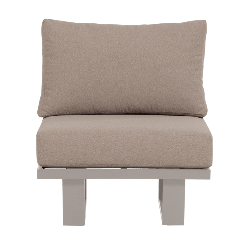 Loungestol Bear Utomhus - Sand - Utemöbler - Utestol & trädgårdsstol - Utefåtölj & loungefåtölj