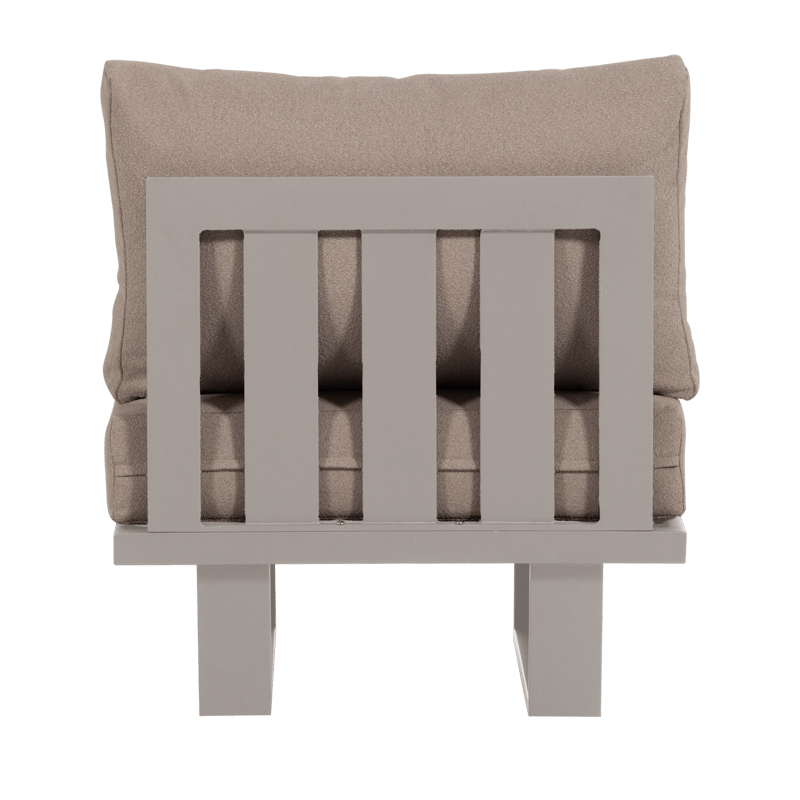 Loungestol Bear Utomhus - Sand - Utemöbler - Utestol & trädgårdsstol - Utefåtölj & loungefåtölj