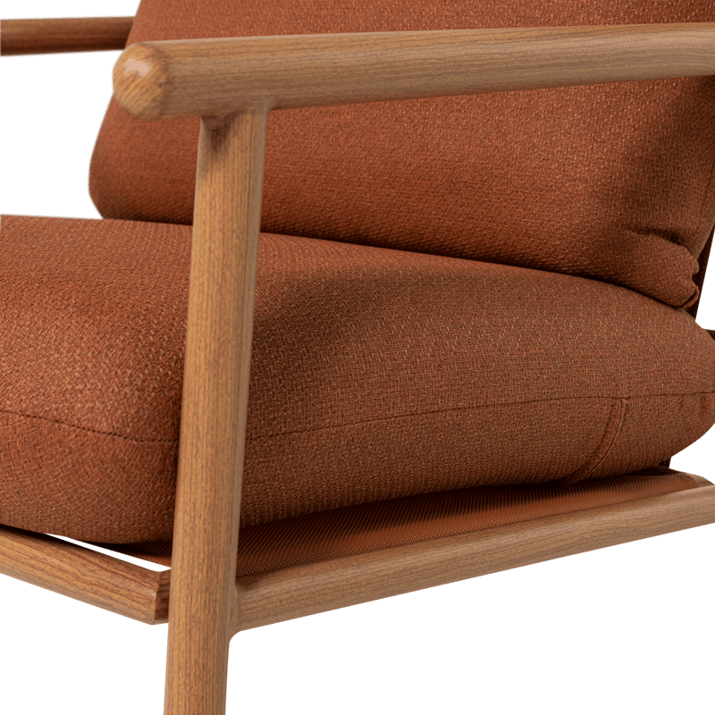 Loungestol Cavero 87 cm Utomhus - Terra - Utemöbler - Utestol & trädgårdsstol - Utefåtölj & loungefåtölj