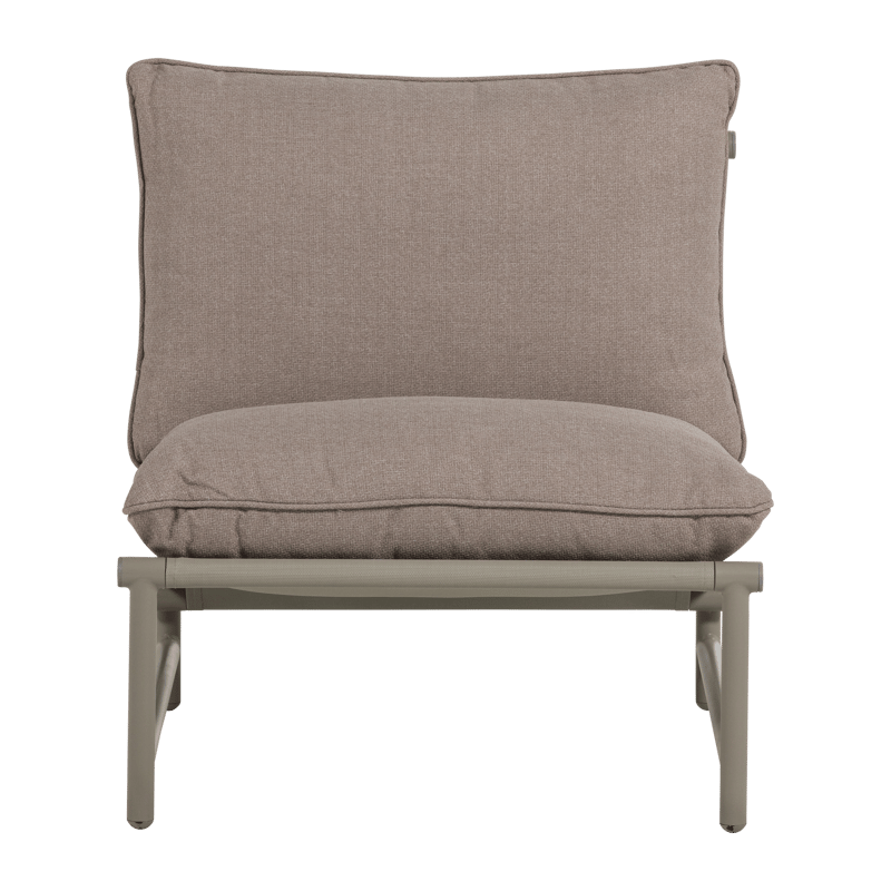 Loungestol Elvo 82 cm Utomhus - Sand - Utemöbler - Utestol & trädgårdsstol - Utefåtölj & loungefåtölj