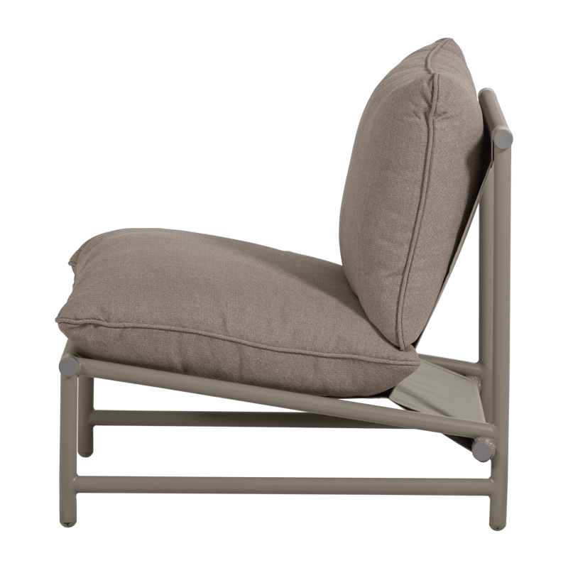 Loungestol Elvo 82 cm Utomhus - Sand - Utemöbler - Utestol & trädgårdsstol - Utefåtölj & loungefåtölj