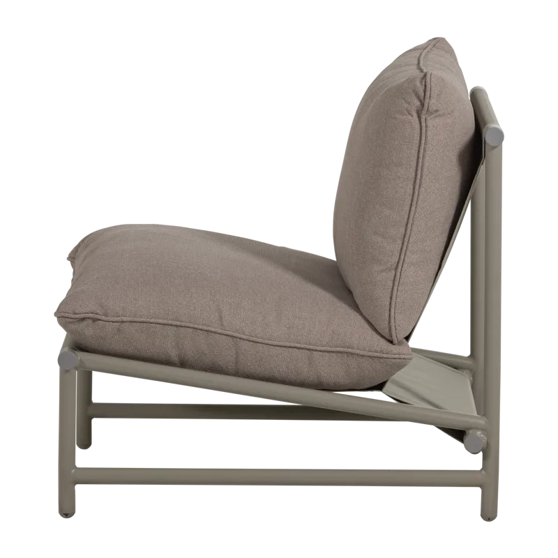 Loungestol Elvo 82 cm Utomhus - Sand - Utemöbler - Utestol & trädgårdsstol - Utefåtölj & loungefåtölj