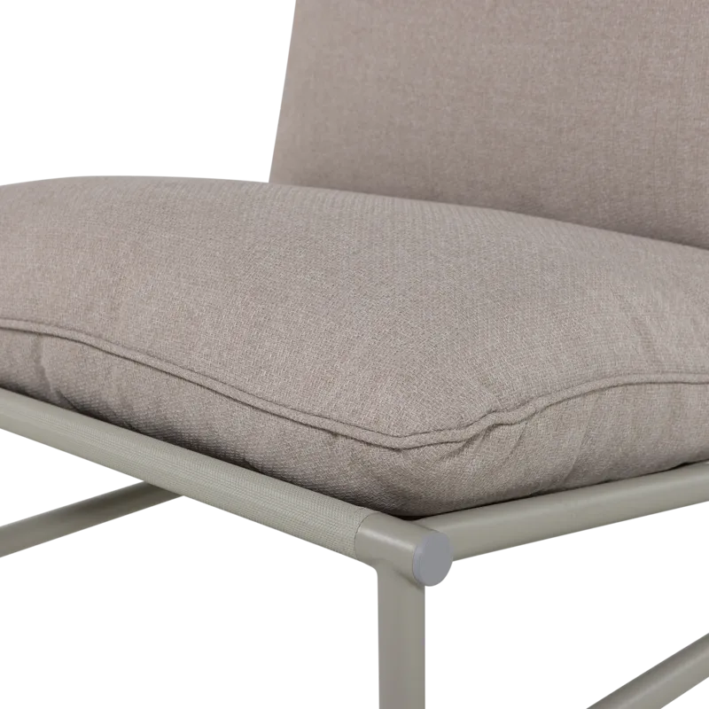 Loungestol Elvo 82 cm Utomhus - Sand - Utemöbler - Utestol & trädgårdsstol - Utefåtölj & loungefåtölj