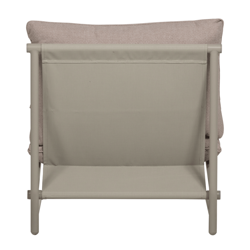 Loungestol Elvo 82 cm Utomhus - Sand - Utemöbler - Utestol & trädgårdsstol - Utefåtölj & loungefåtölj