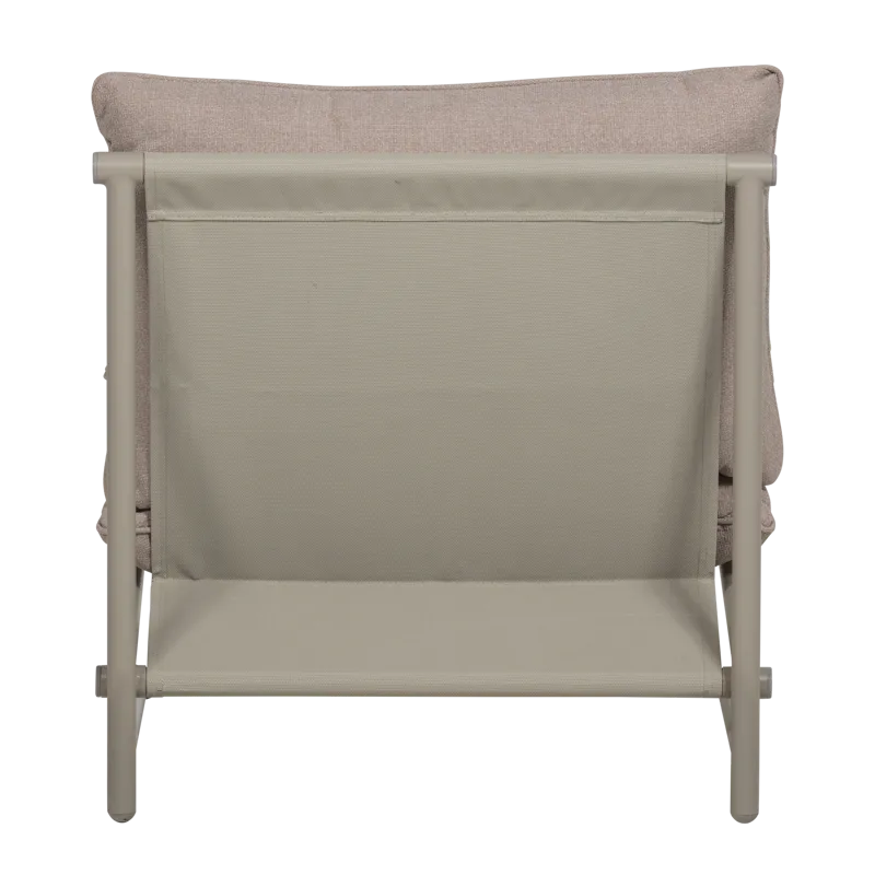 Loungestol Elvo 82 cm Utomhus - Sand - Utemöbler - Utestol & trädgårdsstol - Utefåtölj & loungefåtölj