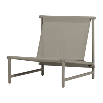 Loungestol Elvo 82 cm Utomhus - Sand/Vit - Utemöbler - Utestol & trädgårdsstol - Utefåtölj & loungefåtölj
