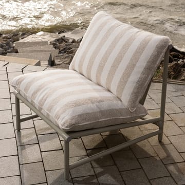 Loungestol Elvo 82 cm Utomhus - Sand/Vit - Utemöbler - Utestol & trädgårdsstol - Utefåtölj & loungefåtölj