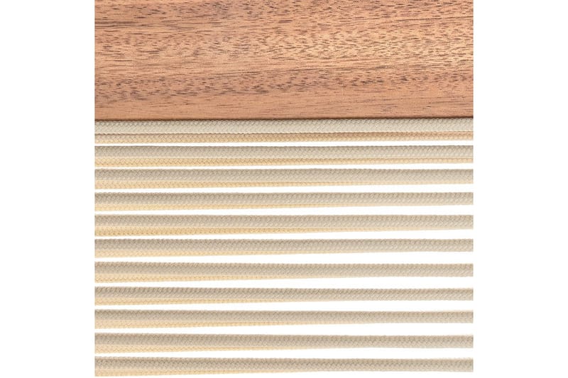Loungestol Prossedi Beige/ljust trä - Beige/ljust trä - Utemöbler - Utestol & trädgårdsstol - Solsäng & Solvagnar