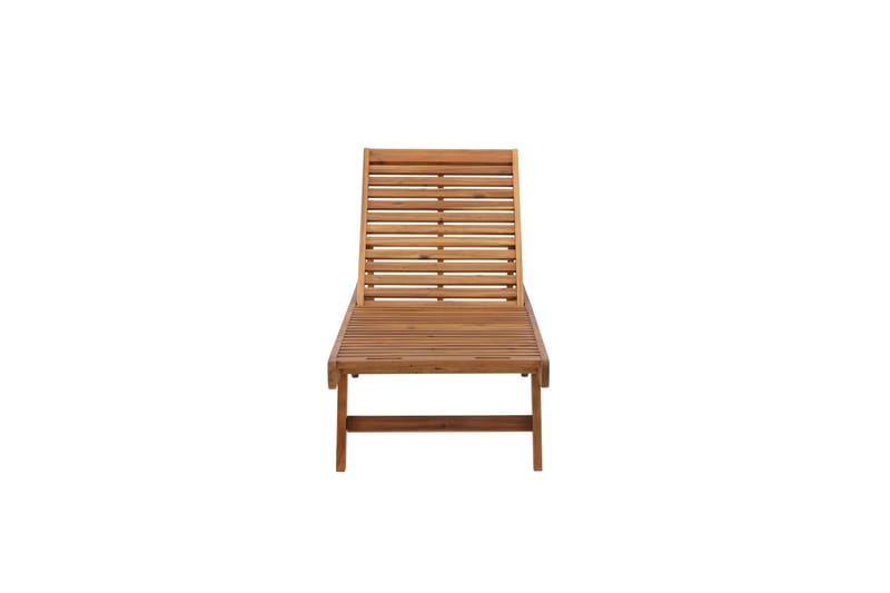 Luzon Solstol 200x63 cm - Brun - Utemöbler - Utestol & trädgårdsstol - Solstolar