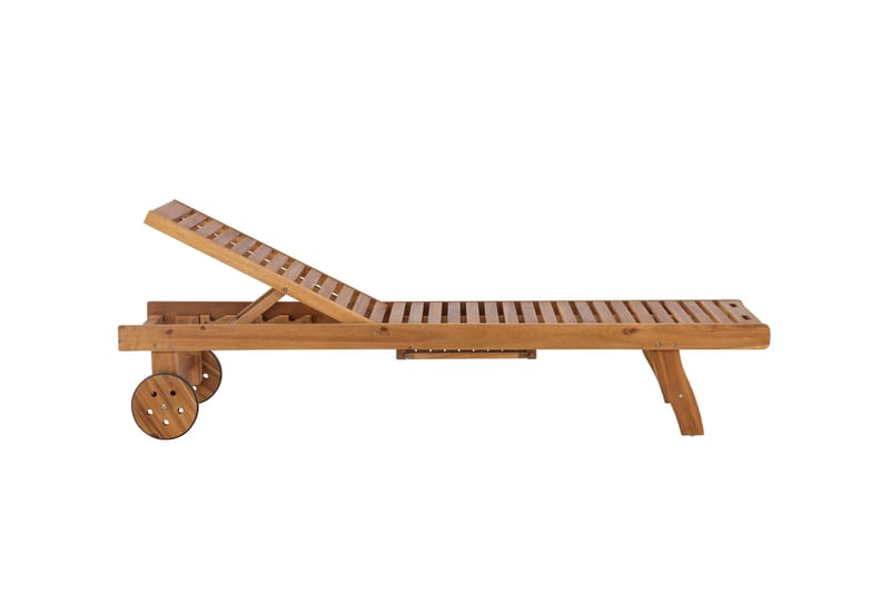 Luzon Solstol 200x63 cm - Brun - Utemöbler - Utestol & trädgårdsstol - Solstolar