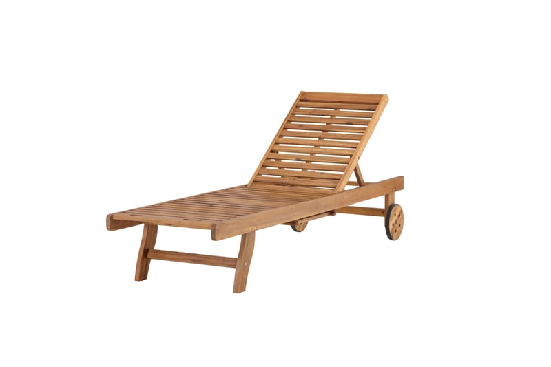 Luzon Solstol 200x63 cm - Brun - Utemöbler - Utestol & trädgårdsstol - Solstolar