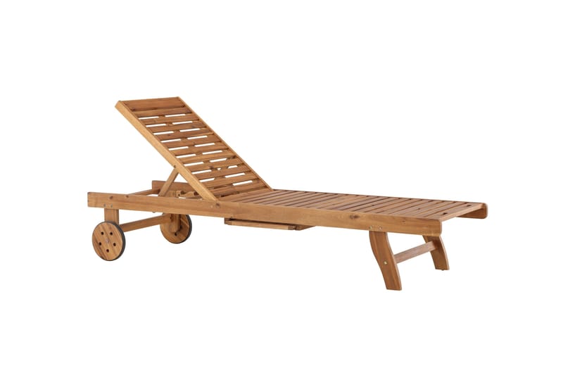 Luzon Solstol 200x63 cm - Brun - Utemöbler - Utestol & trädgårdsstol - Solstolar