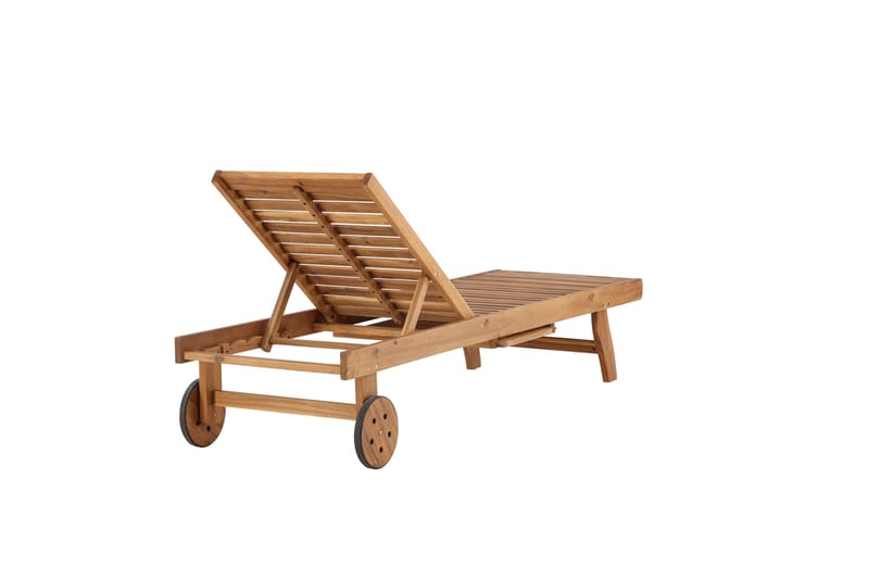 Luzon Solstol 200x63 cm - Brun - Utemöbler - Utestol & trädgårdsstol - Solstolar