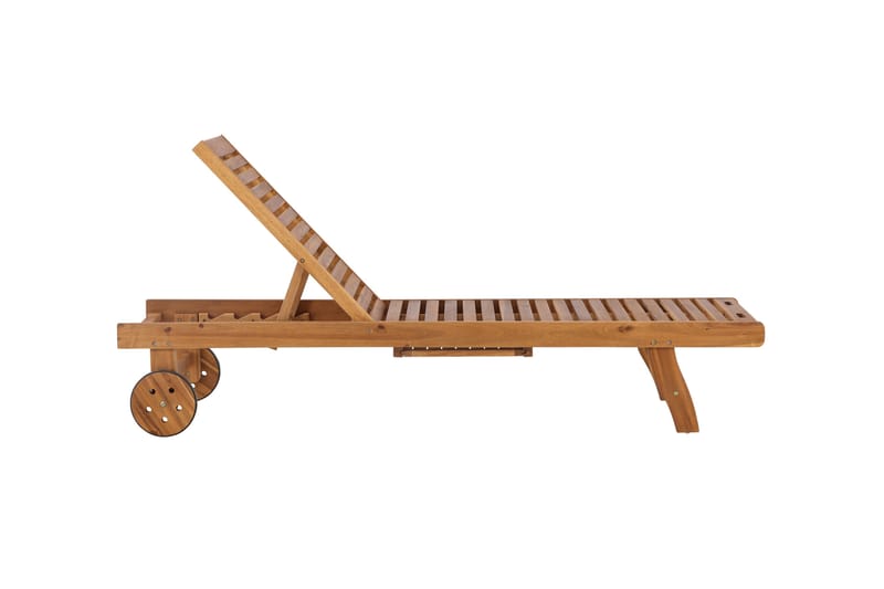 Luzon Solstol 200x63 cm - Brun - Utemöbler - Utestol & trädgårdsstol - Solstolar