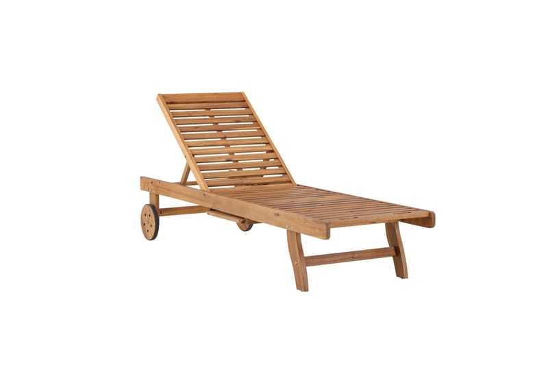 Luzon Solstol 200x63 cm - Brun - Utemöbler - Utestol & trädgårdsstol - Solstolar
