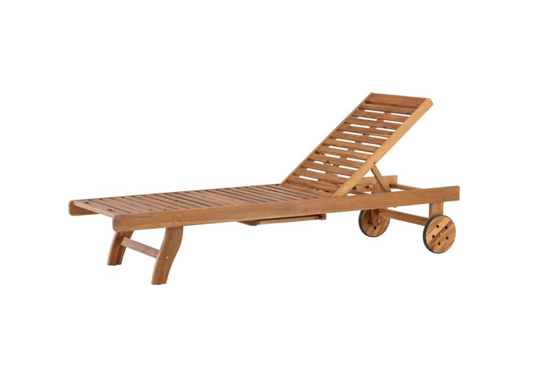 Luzon Solstol 200x63 cm - Brun - Utemöbler - Utestol & trädgårdsstol - Solstolar