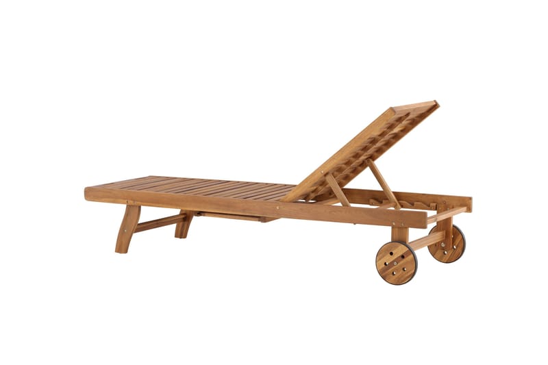 Luzon Solstol 200x63 cm - Brun - Utemöbler - Utestol & trädgårdsstol - Solstolar