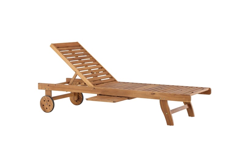 Luzon Solstol 200x63 cm - Brun - Utemöbler - Utestol & trädgårdsstol - Solstolar