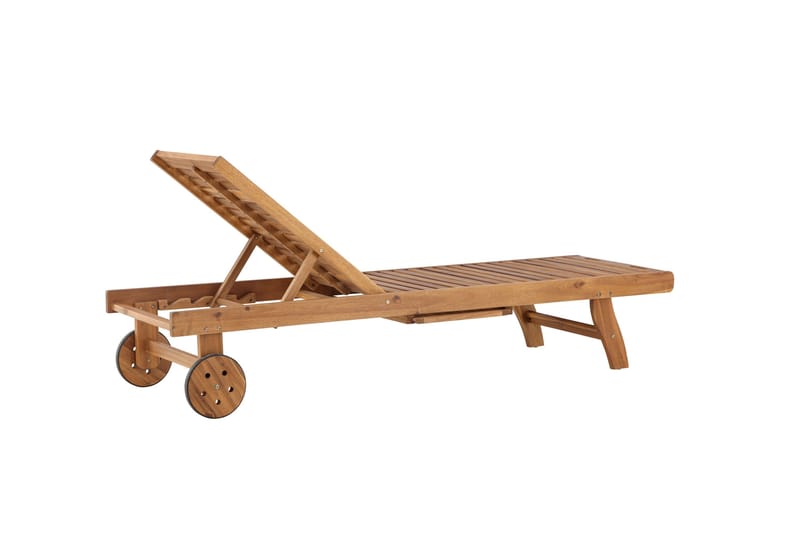 Luzon Solstol 200x63 cm - Brun - Utemöbler - Utestol & trädgårdsstol - Solstolar