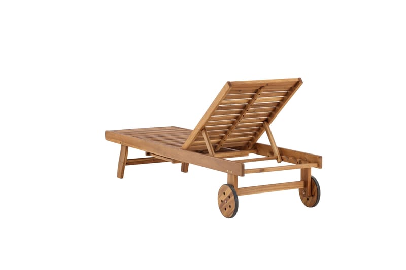 Luzon Solstol 200x63 cm - Brun - Utemöbler - Utestol & trädgårdsstol - Solstolar