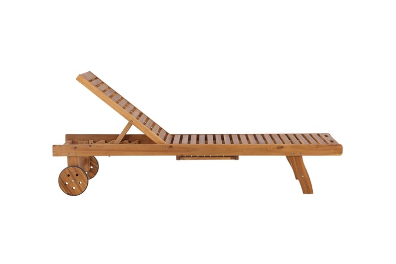 Luzon Solstol 200x63 cm - Brun - Utemöbler - Utestol & trädgårdsstol - Solstolar