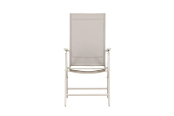 Maggie Fällbar Positionsstol utomhus i aluminium - Beige - Utemöbler - Utestol & trädgårdsstol - Positionsstol