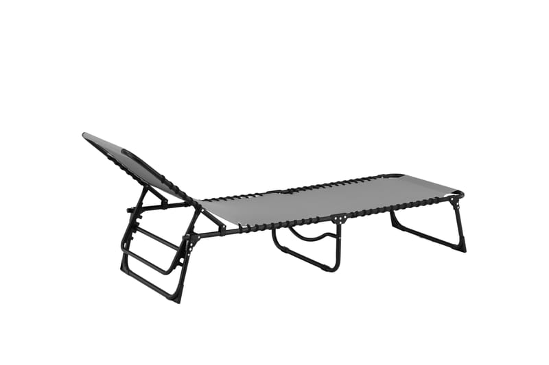 Majken Solstol 60x190 cm - Grå - Utemöbler - Utestol & trädgårdsstol - Solstolar