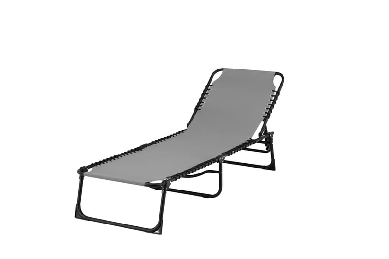 Majken Solstol 60x190 cm - Grå - Utemöbler - Utestol & trädgårdsstol - Solstolar
