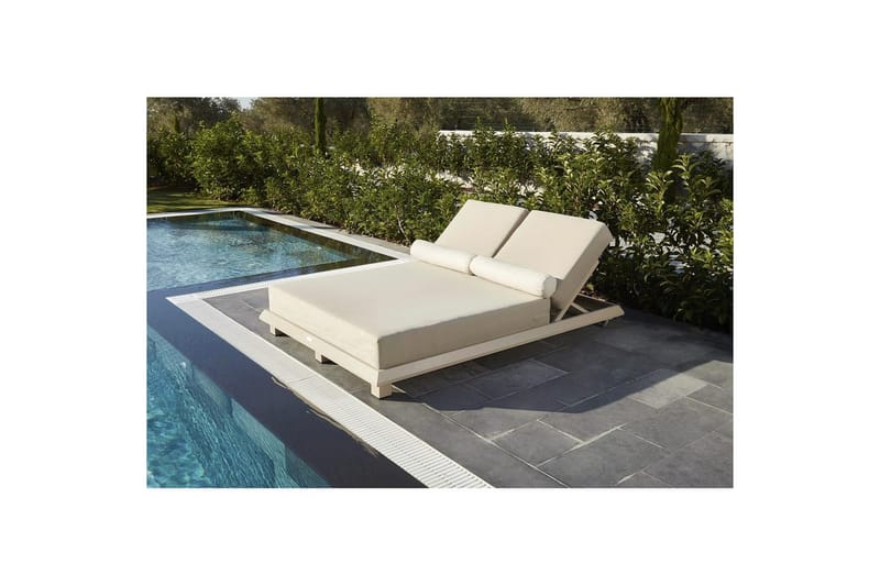Malkiat Solstol 150x212 cm - Beige - Utemöbler - Utestol & trädgårdsstol - Solstolar