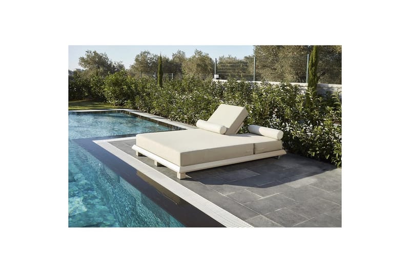 Malkiat Solstol 150x212 cm - Beige - Utemöbler - Utestol & trädgårdsstol - Solstolar