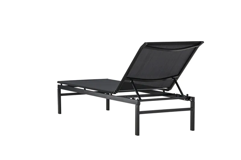 Massimo Solsäng - Svart - Utemöbler - Utestol & trädgårdsstol - Solsäng & Solvagnar