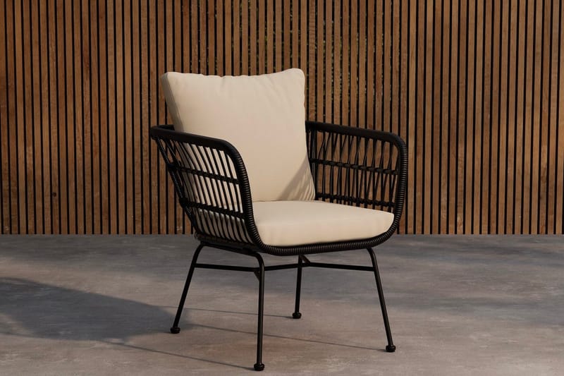 Matstol Isola Utomhus, svart