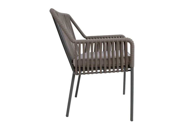 Andros Utestol Grå/Taupe - Utemöbler - Utestol & trädgårdsstol - Matstol & karmstol utomhus