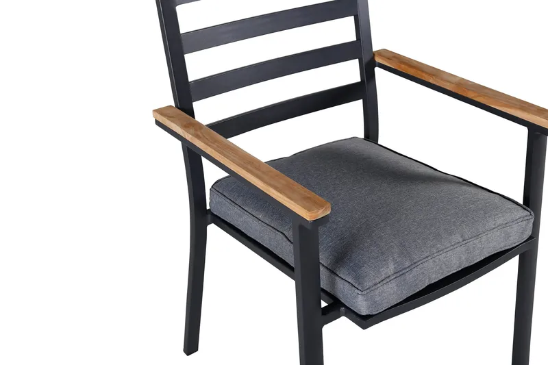 Brasilia Karmstol Utomhus Stapelbar - Svart - Utemöbler - Utestol & trädgårdsstol - Matstol & karmstol utomhus